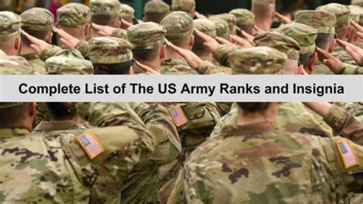 Discovering The Various Army Ranks: A Comprehensive List