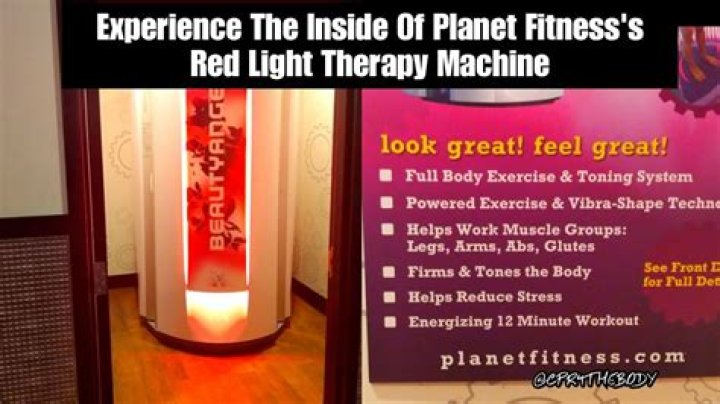 Red Light Therapy At Planet Fitness