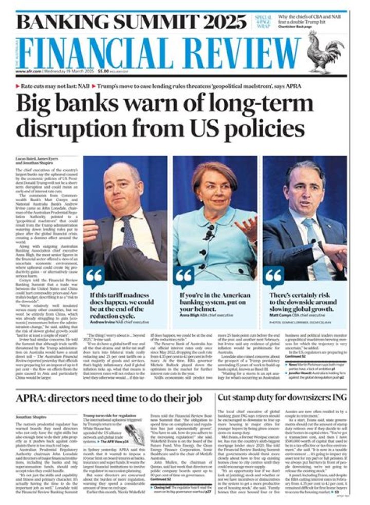 The Australian Financial Review - Interactive table