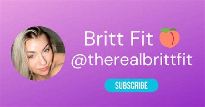 Uncover The Truth Behind "The Real Britt Fit Only Fans Leaked"